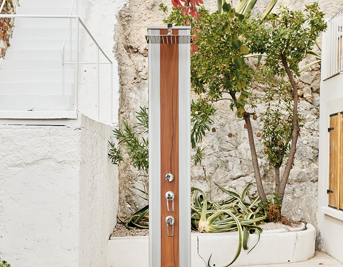 Douche d'extérieur hybride Dada Straight